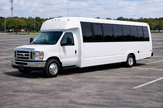 25-passenger minibus available for charter in North Charleston, SC